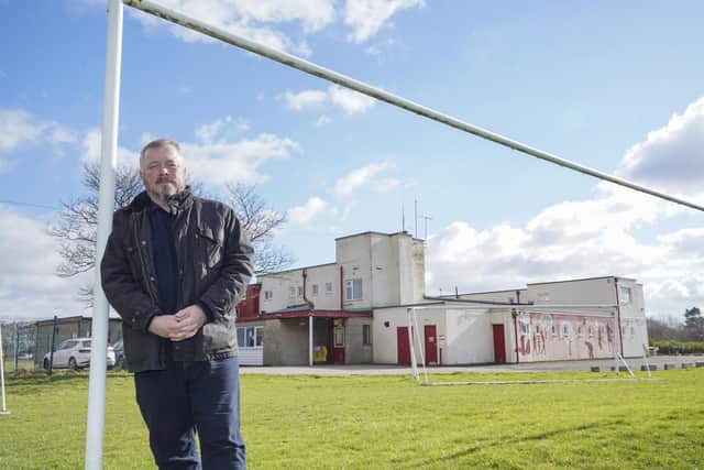 Richard Tims, chairman of Sheffield FC: Scott Merrylees
