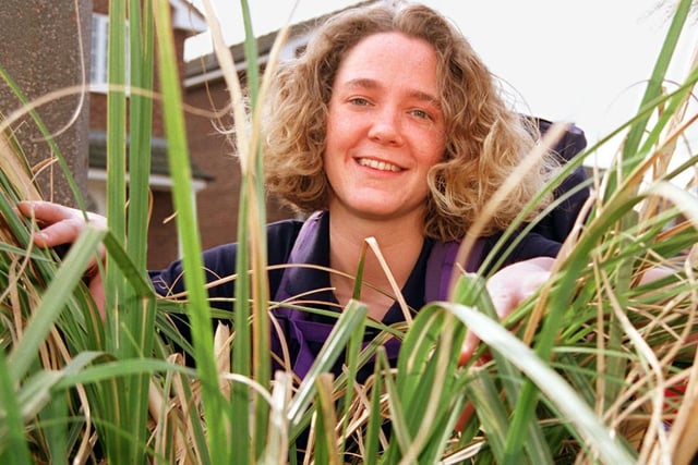 Adwick teenager, Sophie Pain aged 19, before her trip to  Namibia in 1997