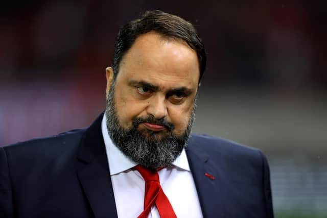 Evangelos Marinakis, the Nottingham Forest owner, has revealed he has contracted coronavirus. (Photo by Richard Heathcote/Getty Images)