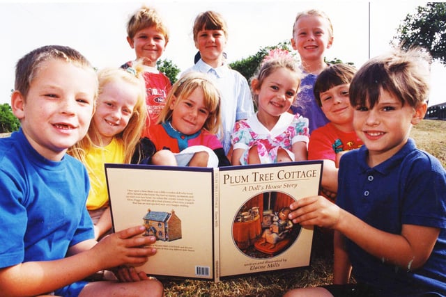 Back in time to this photo of Whitburn Infants School pupils with their new favourite book. But in which year?