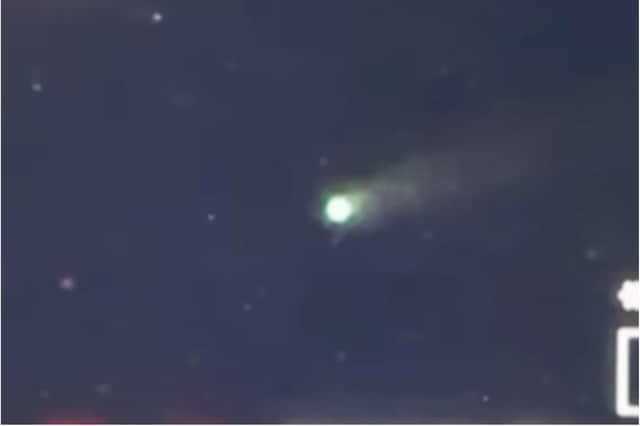 Comet seen over Sheffield -Credit: John Pasley