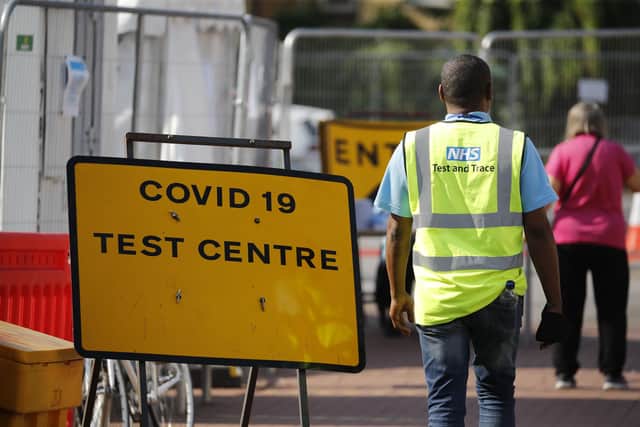 There were 299 confirmed coronavirus cases recorded in Sheffield on October 1, the most recent day for which reliable data is available (Photo by TOLGA AKMEN/AFP via Getty Images)