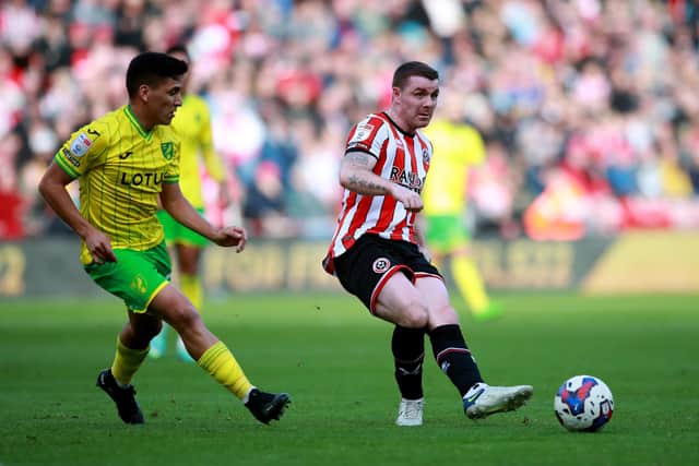 John Fleck returned to Sheffield United's starting eleven against the visitors from Carrow Road: Simon Bellis / Sportimage