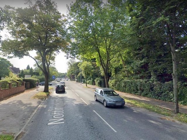 The 30mph A60 Nottingham Road, Mansfield, is among locations where Nottinghamshire Police deploy a mobile speed camera.