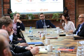 Decarbonising Sheffield Roundtable discussion with E.ON. Picture: Chris Etchells