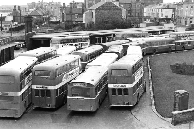Here is a 1970s scene showing the old bus station. Did you use it and which service was the one you used the most?