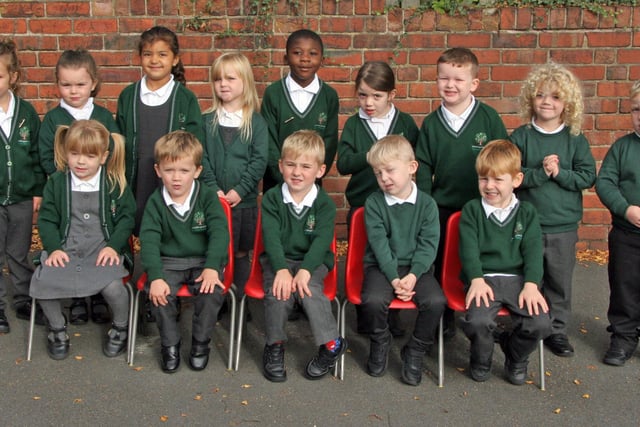 New starters at Whittington Moor Nursery and Infant Academy