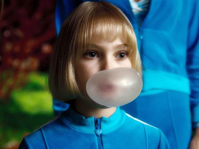 One of the five children who gets their hands on a golden ticket to enter Willy Wonka’s chocolate factory, Violet meets her untimely end after chewing on a piece of gum that turns her into a giant blueberry. All you need is a blue jacket, some blue face paint and some chewing gum for this costume.