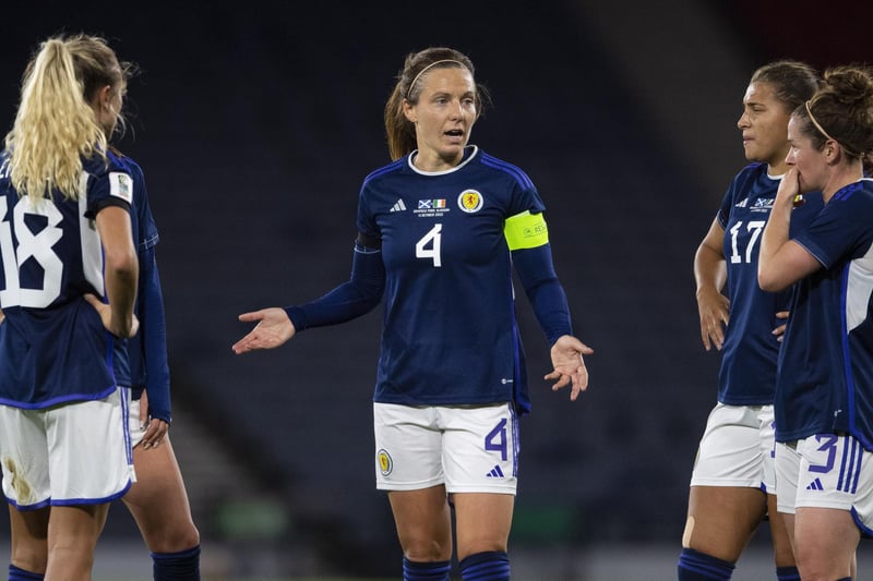 Scotland’s captain will lead the side out tomorrow night.