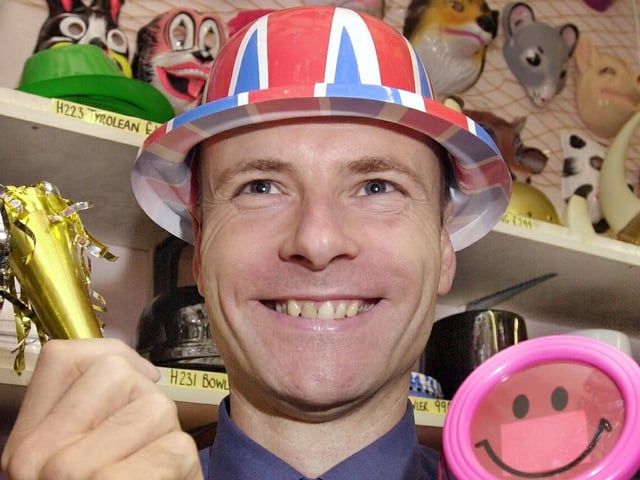 Stephen Searle, manager of the U-Need-Us joke