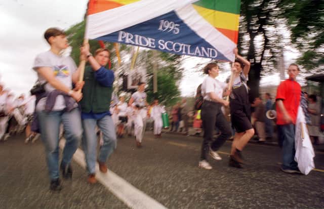 The march took place in Edinburgh in June 1995.
