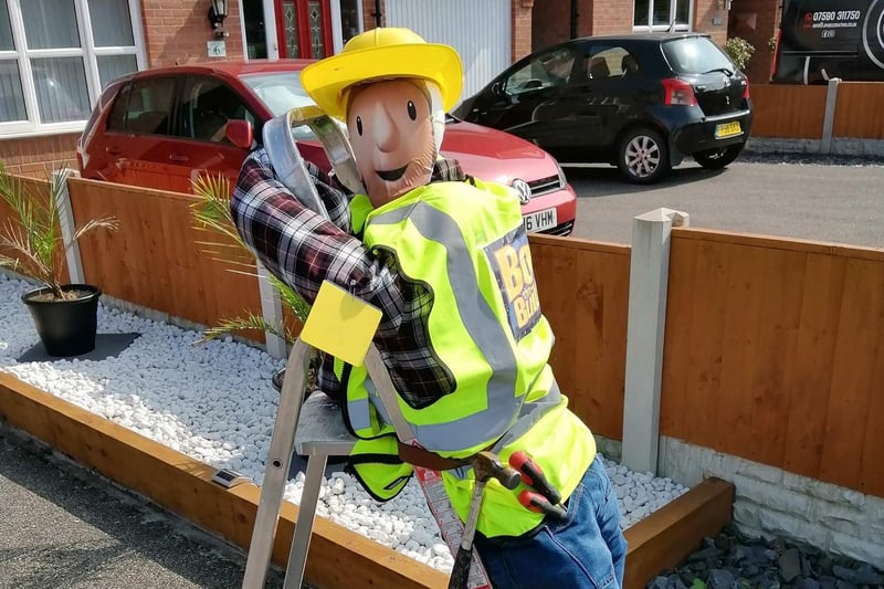 Children's TV favourite Bob the Builder was on hand to fix any problems.