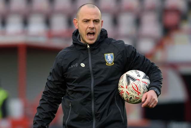 Andy Holdsworth was delighted with his young Sheffield Wednesday charges.