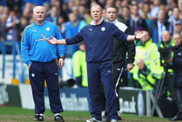 Still popular amongst Wednesdayites, former player and manager was surprisingly sacked in February 2012 with the Owls well in the hnt to gain promotion. He left with a win rate of 28 from 62 games - 45%  (Photo by Matthew Lewis/Getty Images)