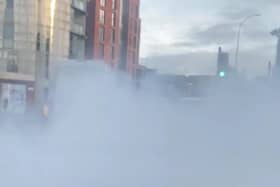 Hawre Haroon said the smoke coming from the van in front of him on Penistone Road, Sheffield, was so thick he 'couldn't see anything'. The road is one of the most polluted spots in Sheffield