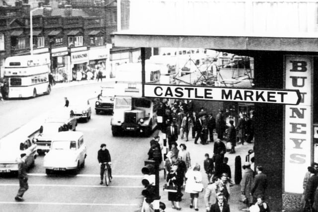 Castle Market, Waingate, as it looked in 1965. Picture Sheffield