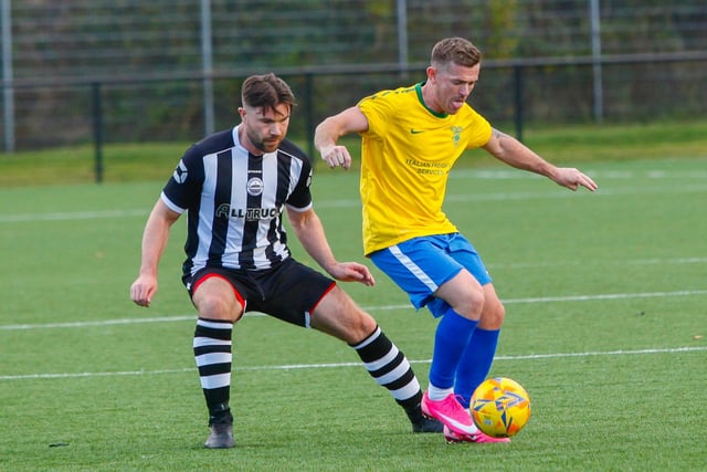 Falkirk district footballers, managers and ex-professionals came together for the game