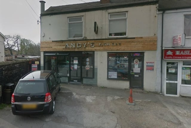 Andy's Fish Bar, on Mansfield Road, has a five-star hygiene score.