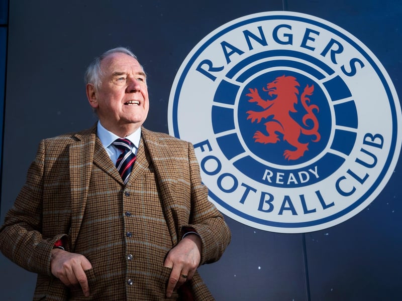 Funny man Andy Cameron at Ibrox is Rangers through and through.