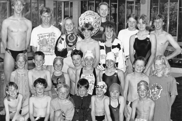 Members of the Buxton Swimming Club squad back in 1993.