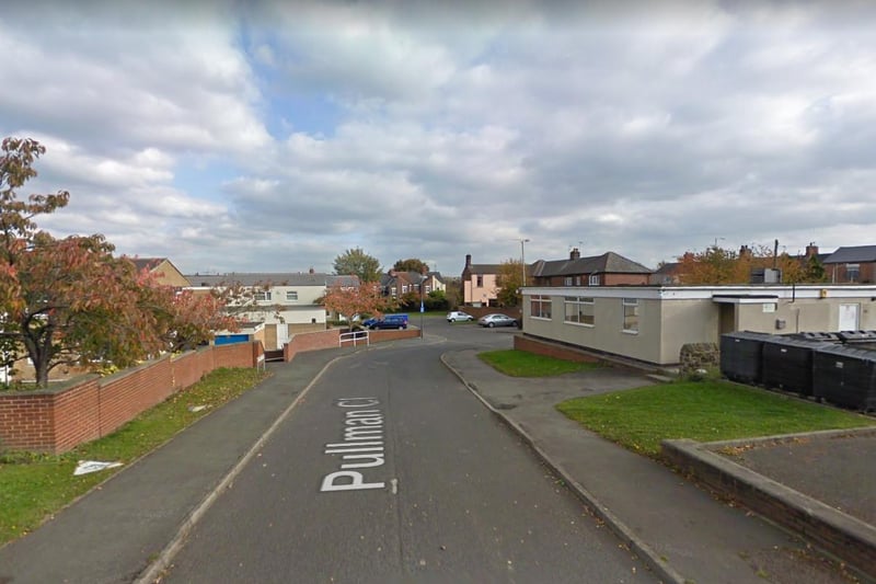 On or near Pullman Close, Staveley.
Five crimes reported.