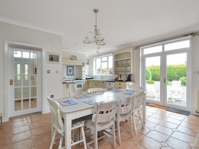 This six bedroom house in St Mary's Road, Hayling Island, is on the market for £875,000. It is listed by Fine and Country.