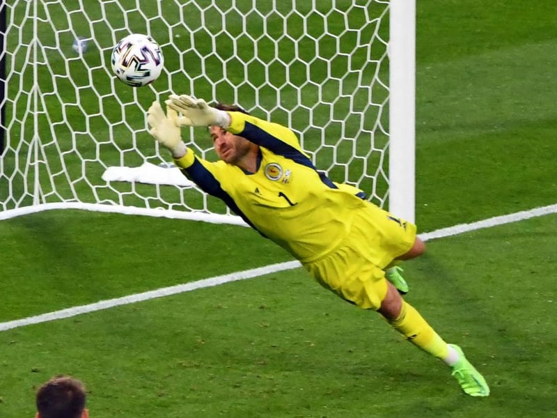 There could be no finger-pointing at the 36-year-old for any of the three goals conceded on a night when he showed bravery and alertness to take a sore one in thwarting Gvardiol just after the interval that led to him requiring treatment for several minutes. 6