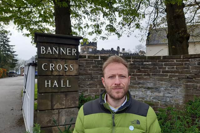 Green candidate Peter Gilbert wants eco-friendly housing and allotments on the 10-acre plot between Ecclesall Road South and Carterknowle Road.