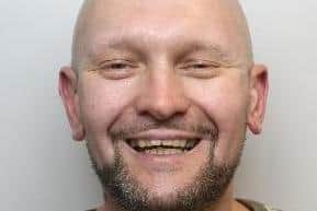 Pictured is Martin Wilson, aged 38, of Monsal Crescent, Athersley South, Barnsley, who was found guilty after a trial of murdering Stephen Riley who had died after suffering two stab wounds during the evening of June 26.