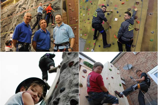 You had fun on the climbing wall and we loved capturing the moment for our archives. See if you can spot a climber you know.