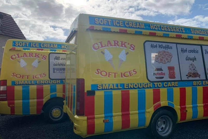 Vans selling Clark's Soft Ices are a familiar site at fairs and events across Falkirk and serve up several people's favourite 99.