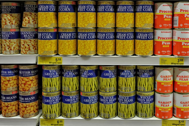 It may seem obvious, but canned goods should never go in the freezer. When the liquid freezes inside, the can has the risk of exploding. The same goes for beer and fizzy drinks.