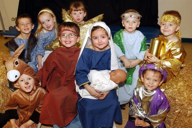 Reception class children entertained parents and friends at the 2006 Easington Colliery Primary School Nativity.  Were you there?