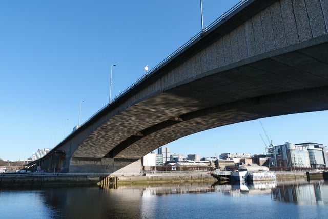 The Kingston Bridge was opened on the 26th June 1970 by the Queen Mother following just over three years of construction at a cost of £11m, which is the equivalent of £180m today.