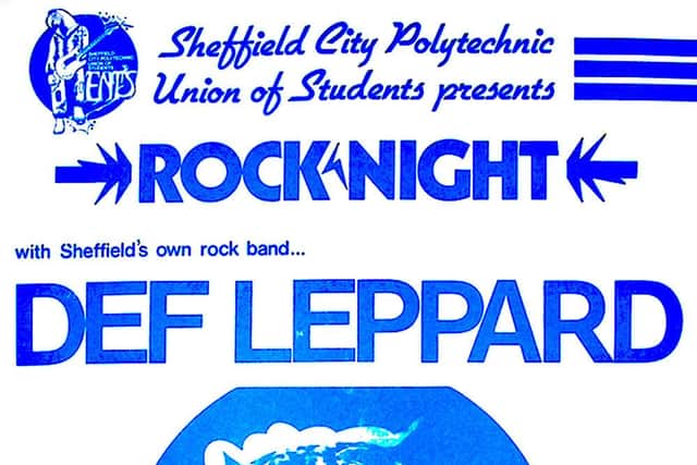 A 1979 Sheffield Polytechnic student union gig with Def Leppard