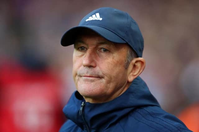 Tony Pulis will be speaking to the media today, for the first time since taking charge of Sheffield Wednesday last last week.  (Photo by Clive Mason/Getty Images)
