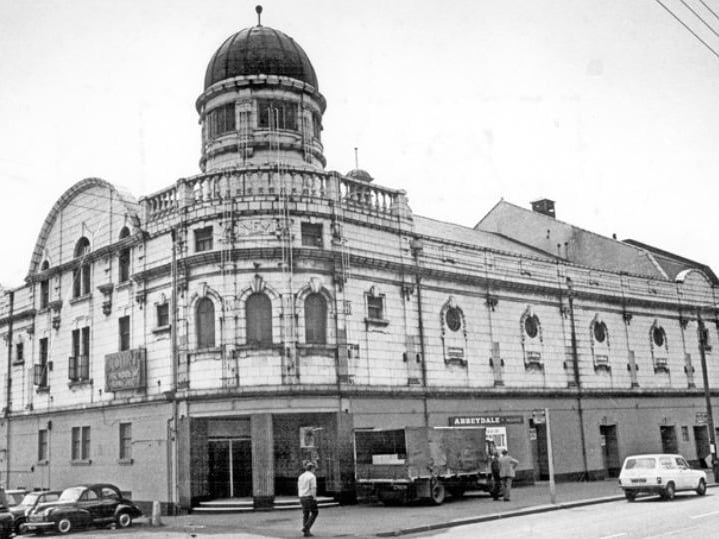 Designed by Dixon and Stienley, Abbeydale Picture House opened on December 20, 1920. The cinema closed on July 5, 1975 and the building was bought by A. and F. Drake Ltd. and converted into an office furniture showroom. Today the building is undergoing a restoration, with the upstairs again being used to screen films and stage events, while the downstairs is a popular bar. The landmark, on Abbeydale Road, Sheffield, is pictured here in 1975, shortly before the cinema closed.