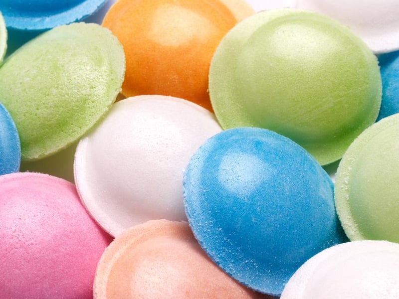 Flying saucers were all the rage - perhaps no ones absolute favourite sweet on Halloween, but it made for a refreshing addition to any good sweetie haul