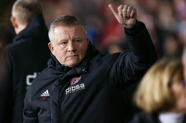 Chris Wilder, the Sheffield United manager: James Wilson/Sportimage