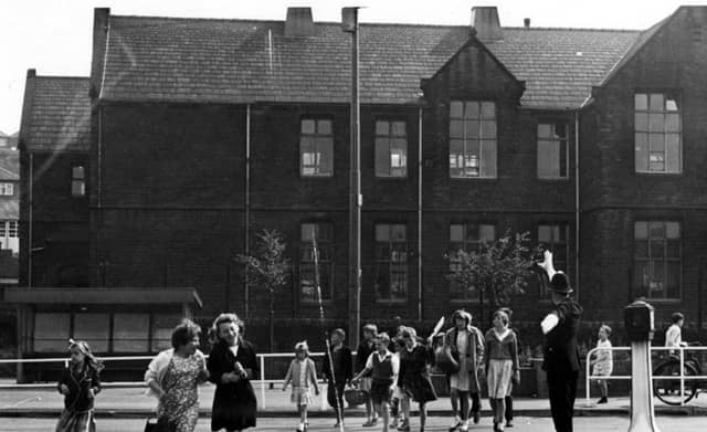 Owler Lane High School (formerly Owler Lane Secondary (Intermediate) School), on Owler Lane, Sheffield, in 1964.