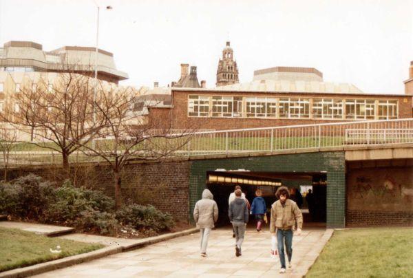 Subway under Arundel Gate, 1985