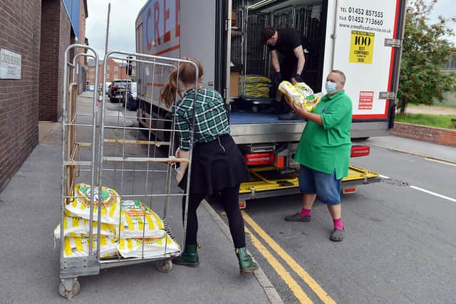 The S6 Foodbank has deliveries every day - but as soon as the supplies come in they go straight back out