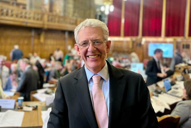 Coun Martin Smith, leader of the LibDems on Sheffield City Council, questioned a big rise in the budget for Event Central on Fargate. Picture: Sheffield LibDems