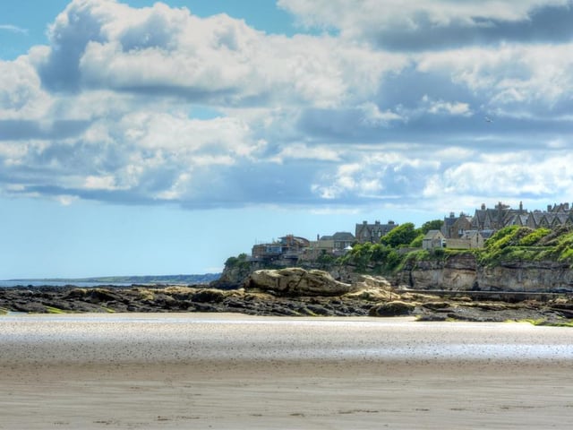 St Andrews West Sands - ranking as number six on the list - extends for almost two miles of uninterrupted sand backed with dunes. This beach is iconically known for the opening scenes of the film Chariots of Fire (Photo: Shutterstock)
