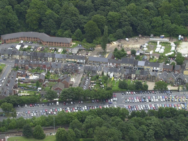 The cars and houses of Chapeltown in the early 2000s