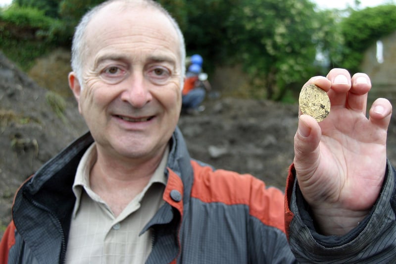 Tony Robinson and TV history detectives Time Team visited Codnor Castle in 2007