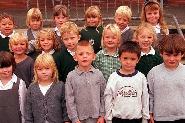 A reception class at Greengate Primary School, High Green, Sheffield, September 18, 1998
