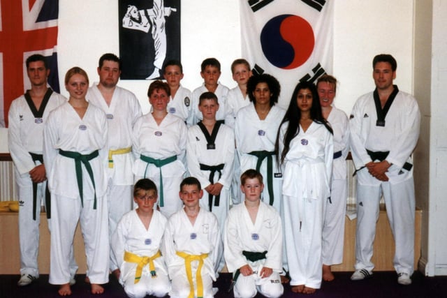 Students who trained at Lynx Tae Kwon kwon Martial Arts Academy in Doncaster Town Centre who have passed latest gradings back in 1999