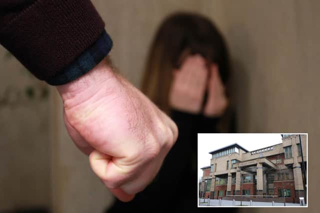 A thug has been given a suspended prison sentence at Sheffield Crown Court after he admitted using coercive and controlling behaviour against his ex-partner which included physical and emotional abuse.