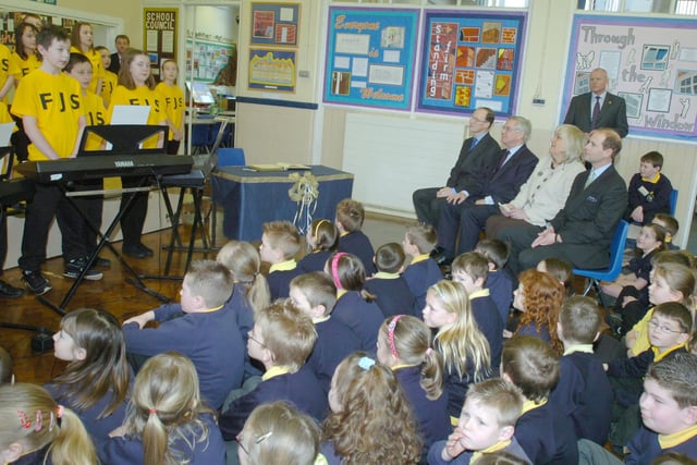 The Earl of Wessex was treated to some great musical entertainment when he visited the school in 2009. Were you there on the big day?